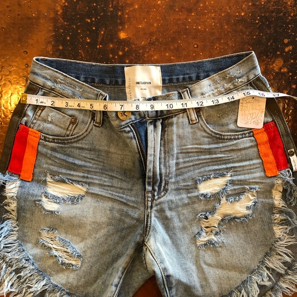 NWT One Teaspoon Frankie Shorts Size 25 Montana - Picture 9 of 9